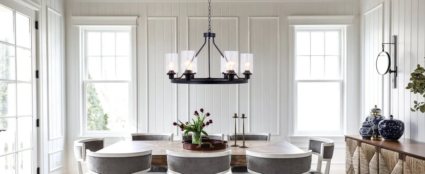 6-Head Black Iron Pendant Light DS-DY60 — EFperfect